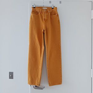 Orange jeans